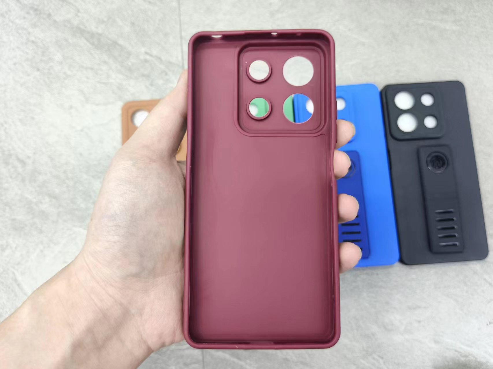 Magnet Stand Tpu Phone Case Specification drawing