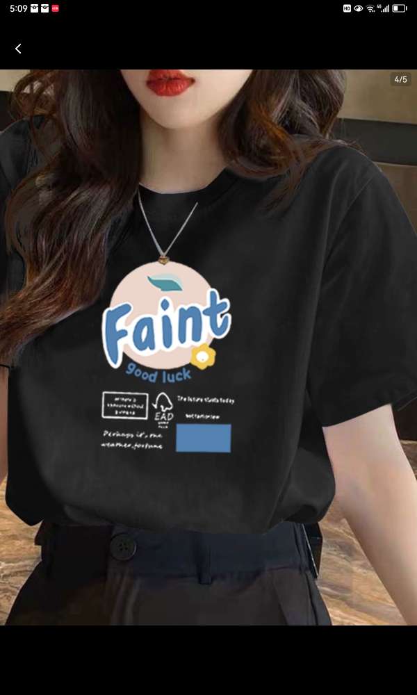 Cotton Short-Sleeved T-Shirt Women's White Half-Sleeved T-Shirt Summer Dress 2024 New Korean Version Of Loose Women's Summer Blouse 19 details Picture