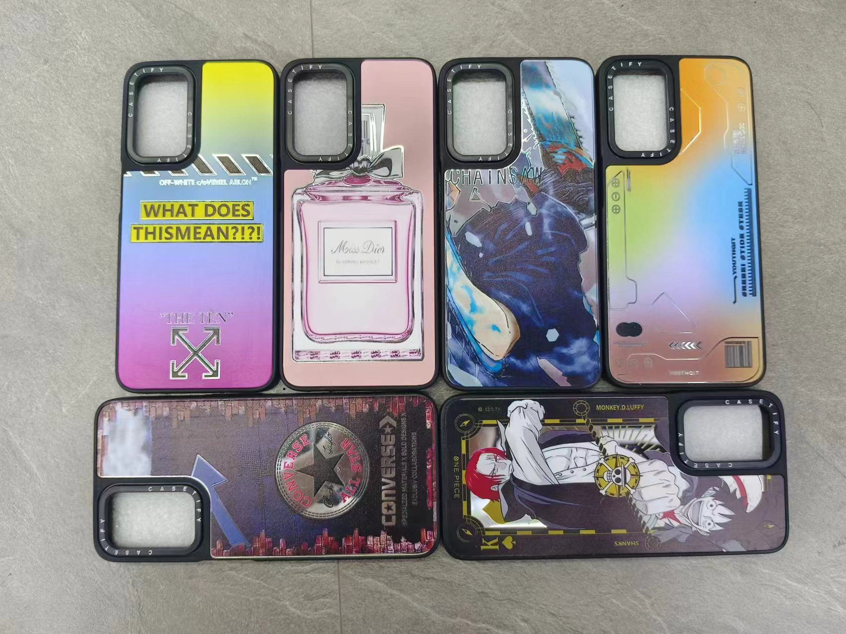 2-in-1 electroplated print phone case