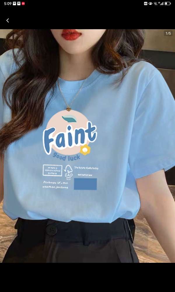 Cotton Short-Sleeved T-Shirt Women's White Half-Sleeved T-Shirt Summer Dress 2024 New Korean Version Of Loose Women's Summer Top 21 details Picture