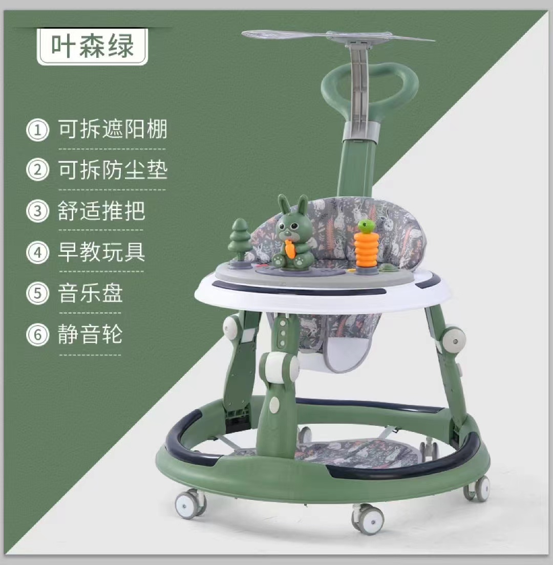 Multi-functional baby walker 5-in-1 music baby walker Anti-fall child anti-rollover baby walker thumbnail