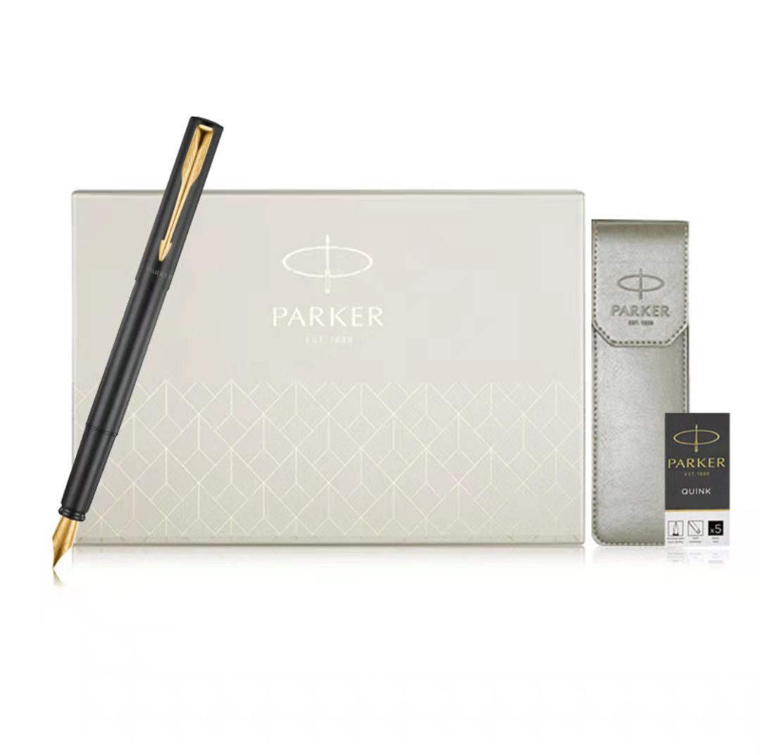 Parker Wiya Xl Classic Pen With Black Gold Clip Gift Box (1 Pen + Pen Case +X5 Bag)
