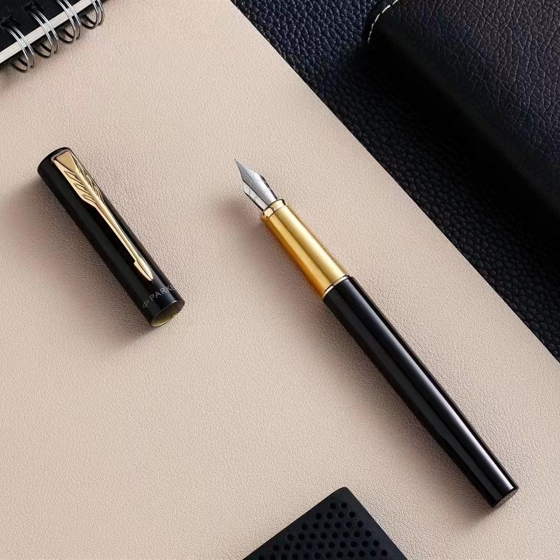 Parker Wycombe XL Phantom Black Gold Ink Pen + Future Time and Space Gift Box Specification image