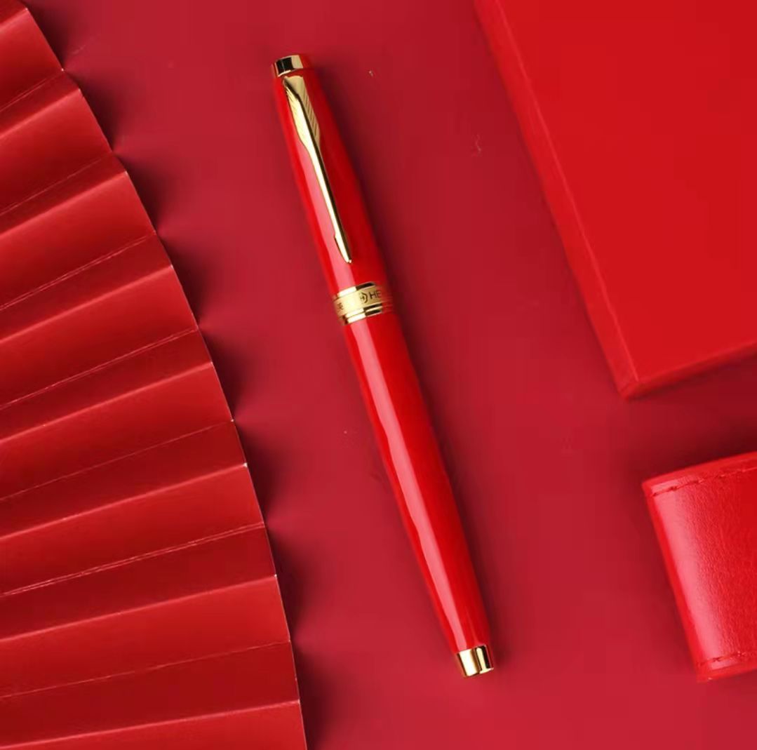 Hero Pen 772 Pen Ink Set (Chinese Red) details Picture