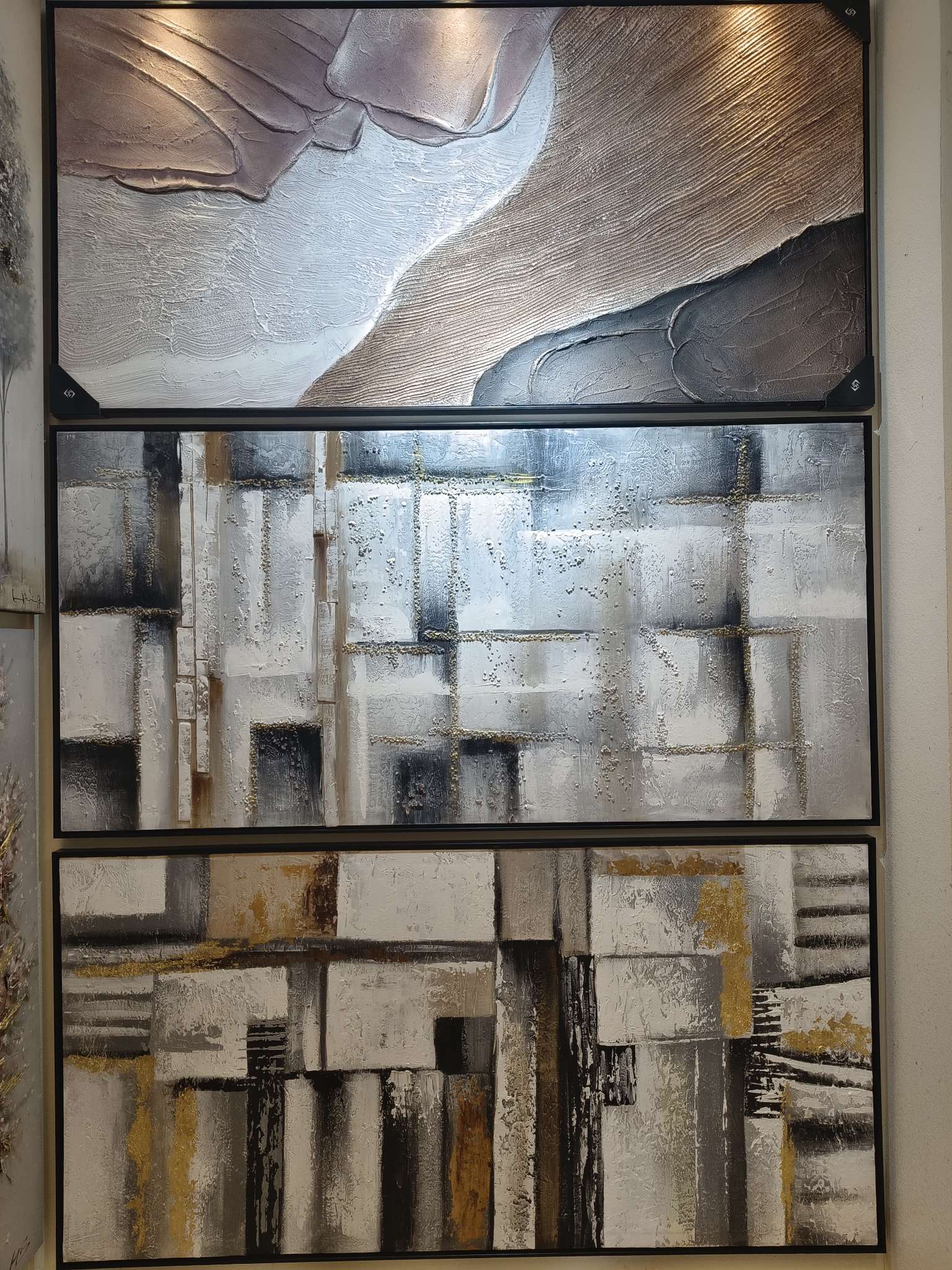 手工立体油画布底【可定制】抽象详情图1