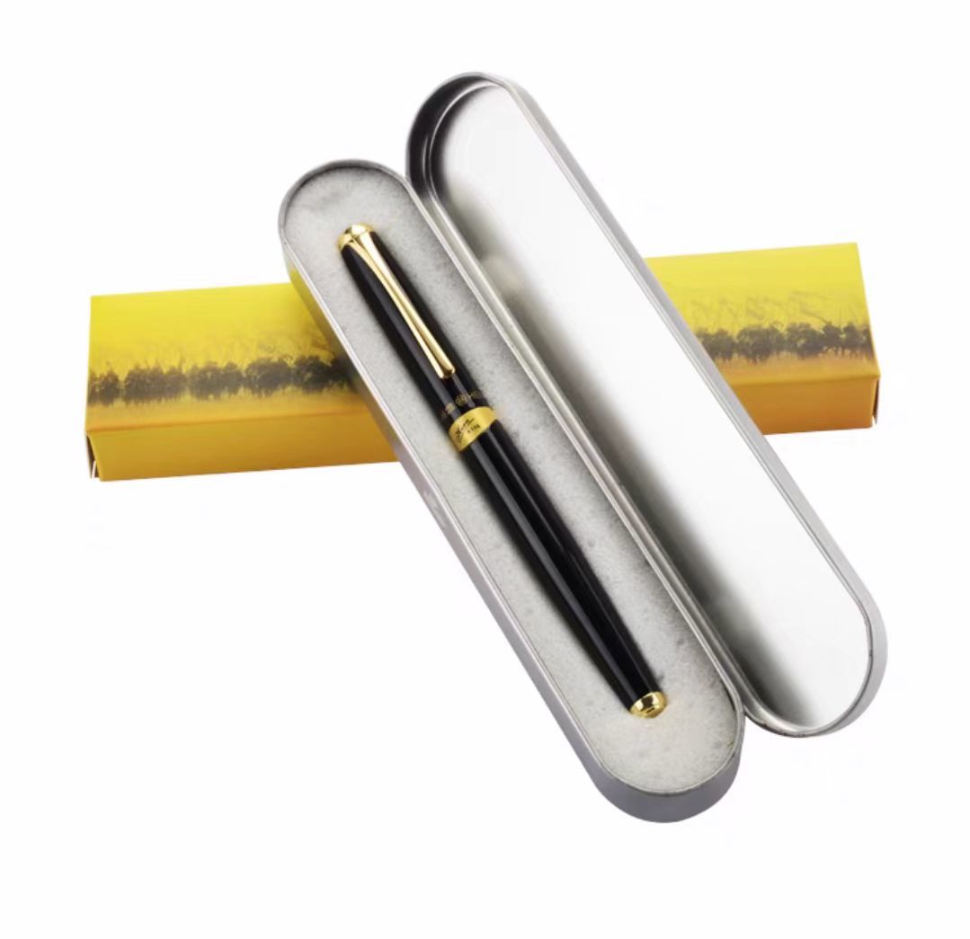 English Male Pen 6116 Accounting Fine Pen (Bright Tip) Iron Box 379 Boxes details Picture