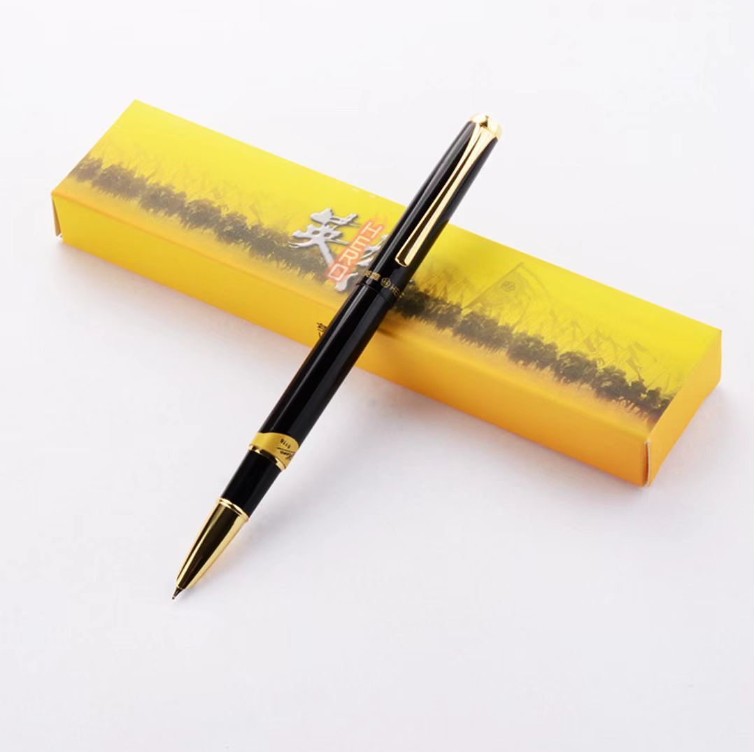 English Male Pen 6116 Accounting Fine Pen (Bright Tip) Iron Box 379 Boxes