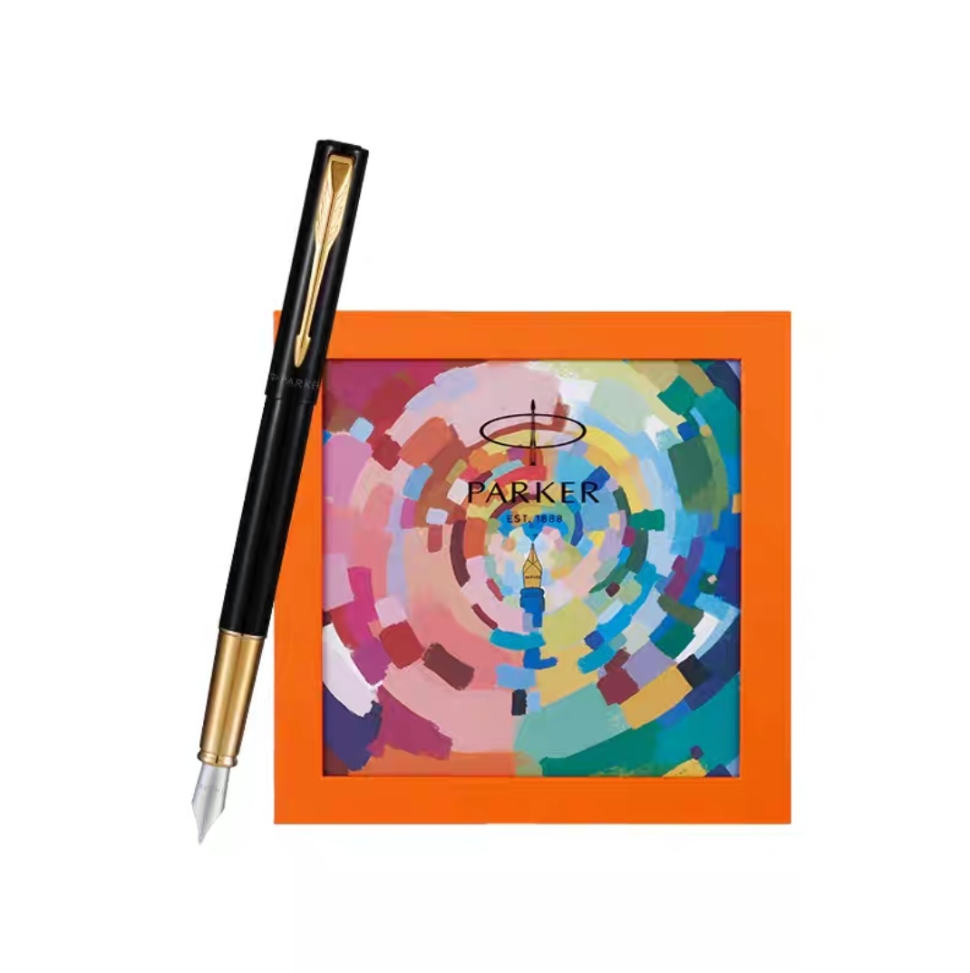 Parker Wycombe XL Phantom Black Gold Ink Pen + Future Time and Space Gift Box