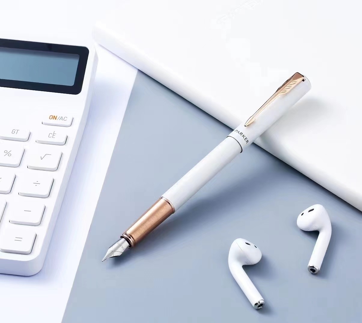 Parker Wycombe XL Moonlight Platinum Ink Fountain Pen Gift Pen