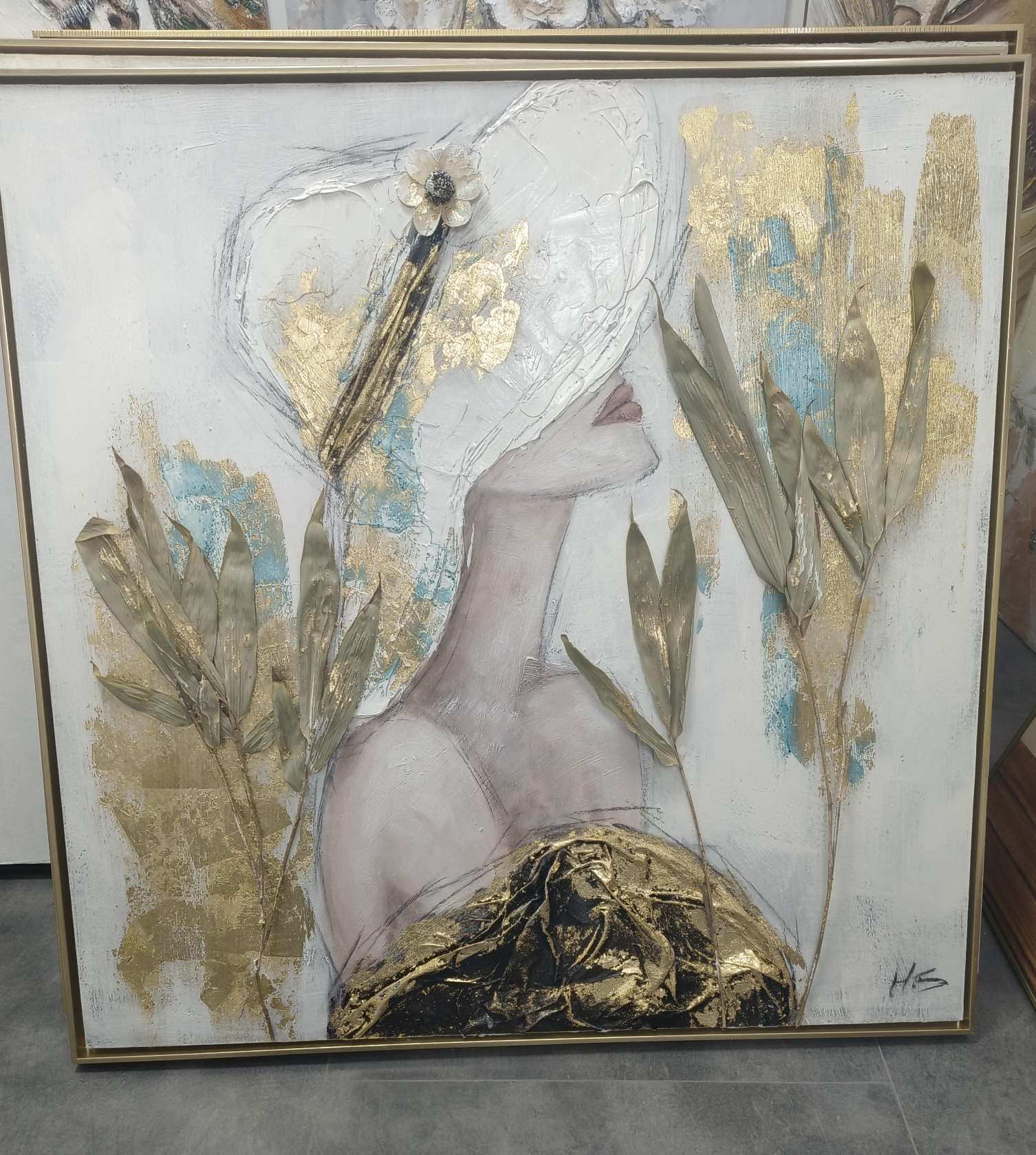 高品质立体油画布底【可定制】走外贸油画详情图1