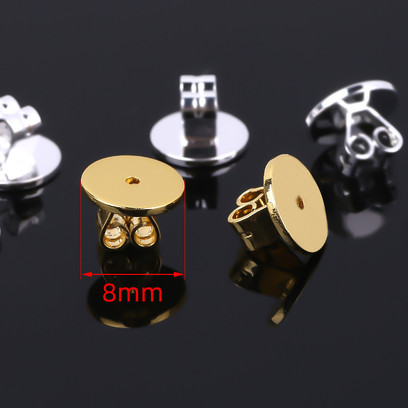 diy accessories, earrings, earring accessories, anti-drop silicone behind ear plugs, high-end ear stud plugs, plastic transparent ear plugs wholesale Item Picture
