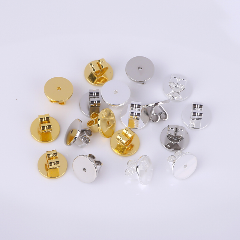 diy accessories, earrings, earring accessories, anti-drop silicone behind ear plugs, high-end ear stud plugs, plastic transparent ear plugs wholesale Specification image