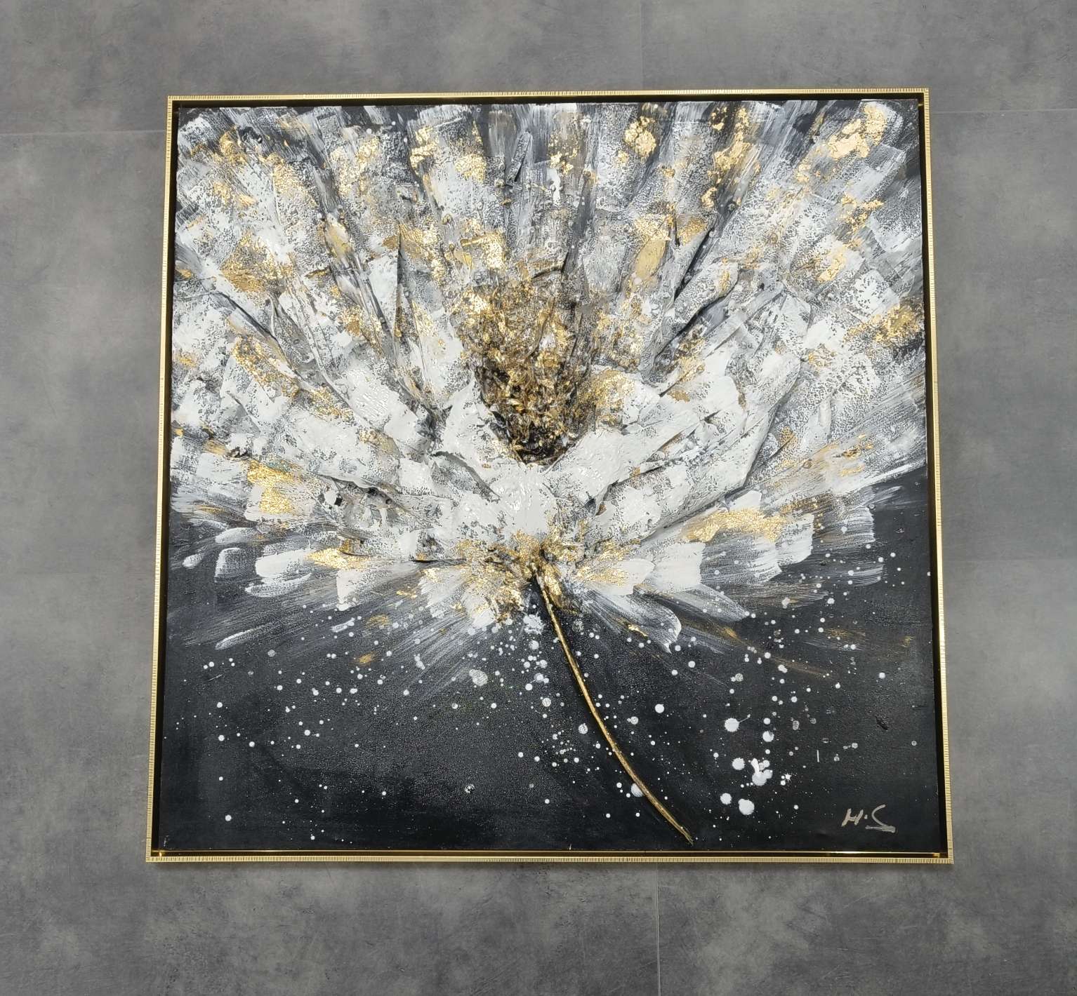 高品质布底油画【可定制】纯人工手绘详情图1