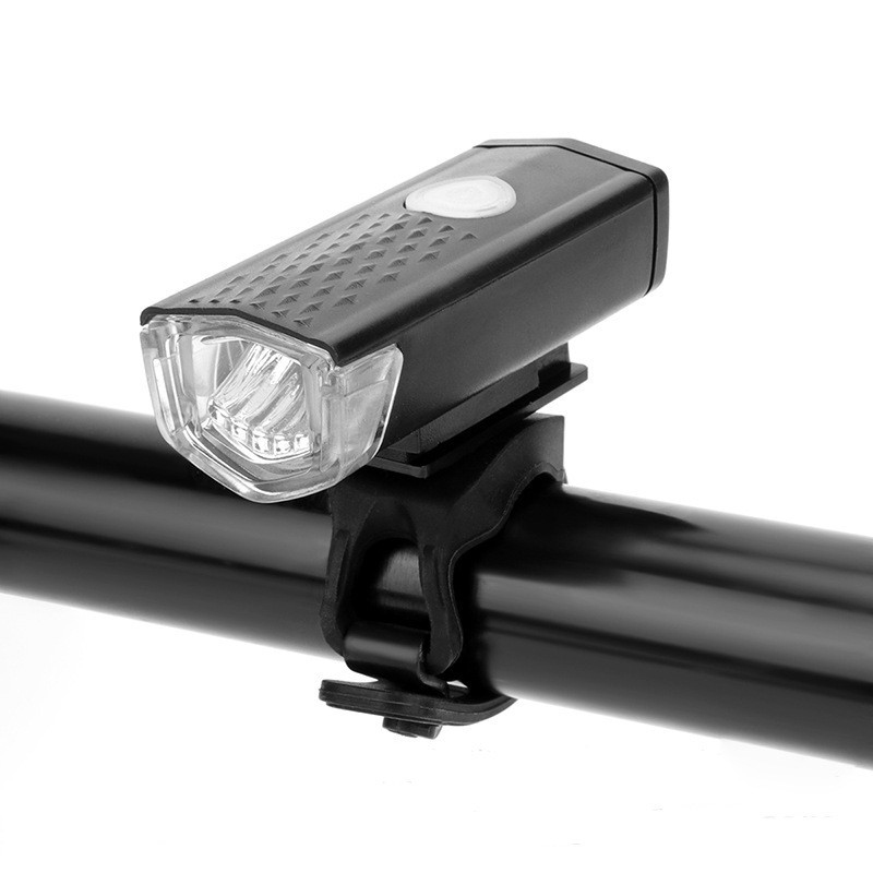 2255+043 lamp set, USB charging, bicycle headlight and taillight set, mountain bike headlight, safety warning, taillight Item Picture