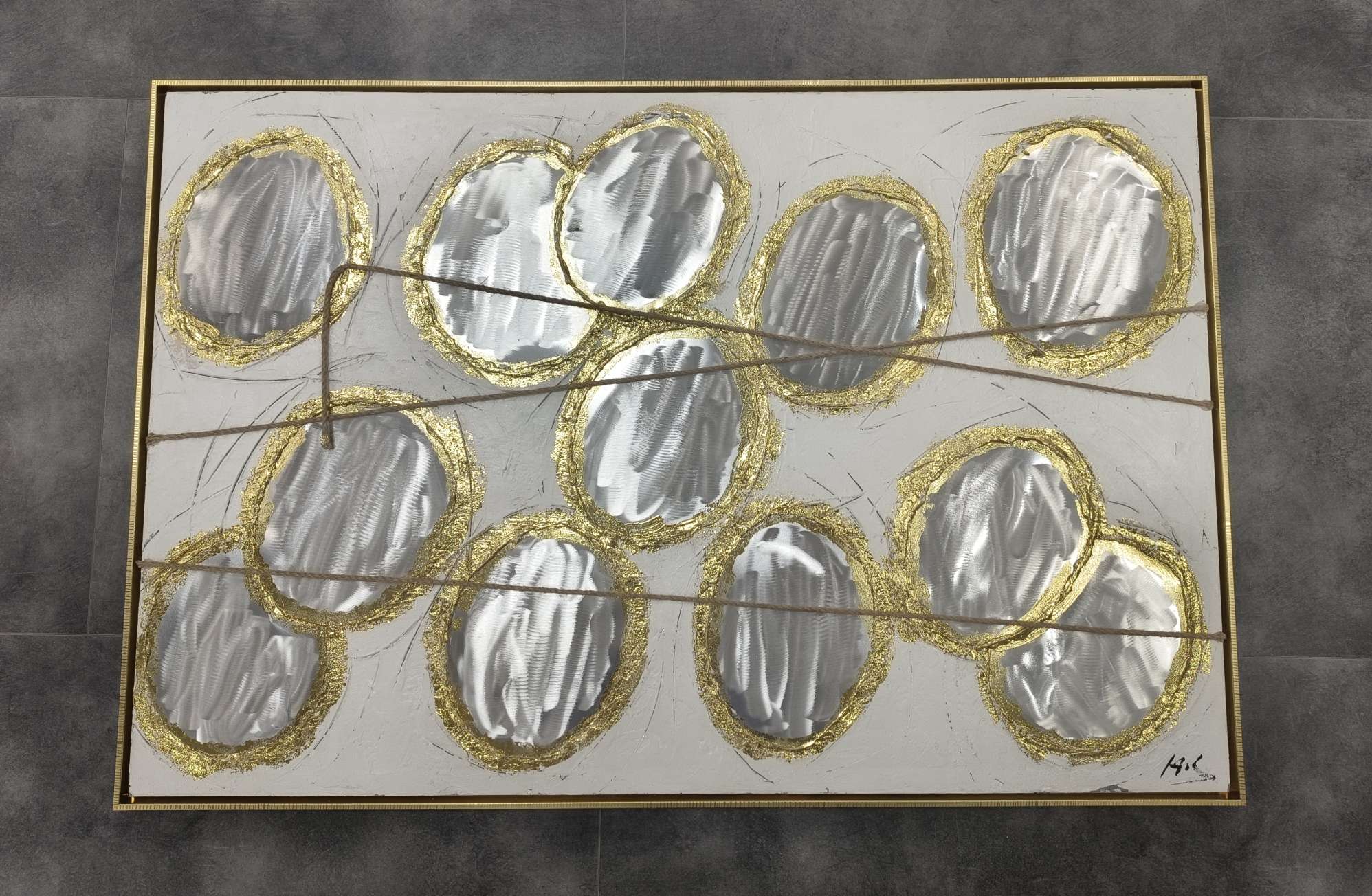 高品质立体油画布底【可定制】抽象派风格油画详情图1