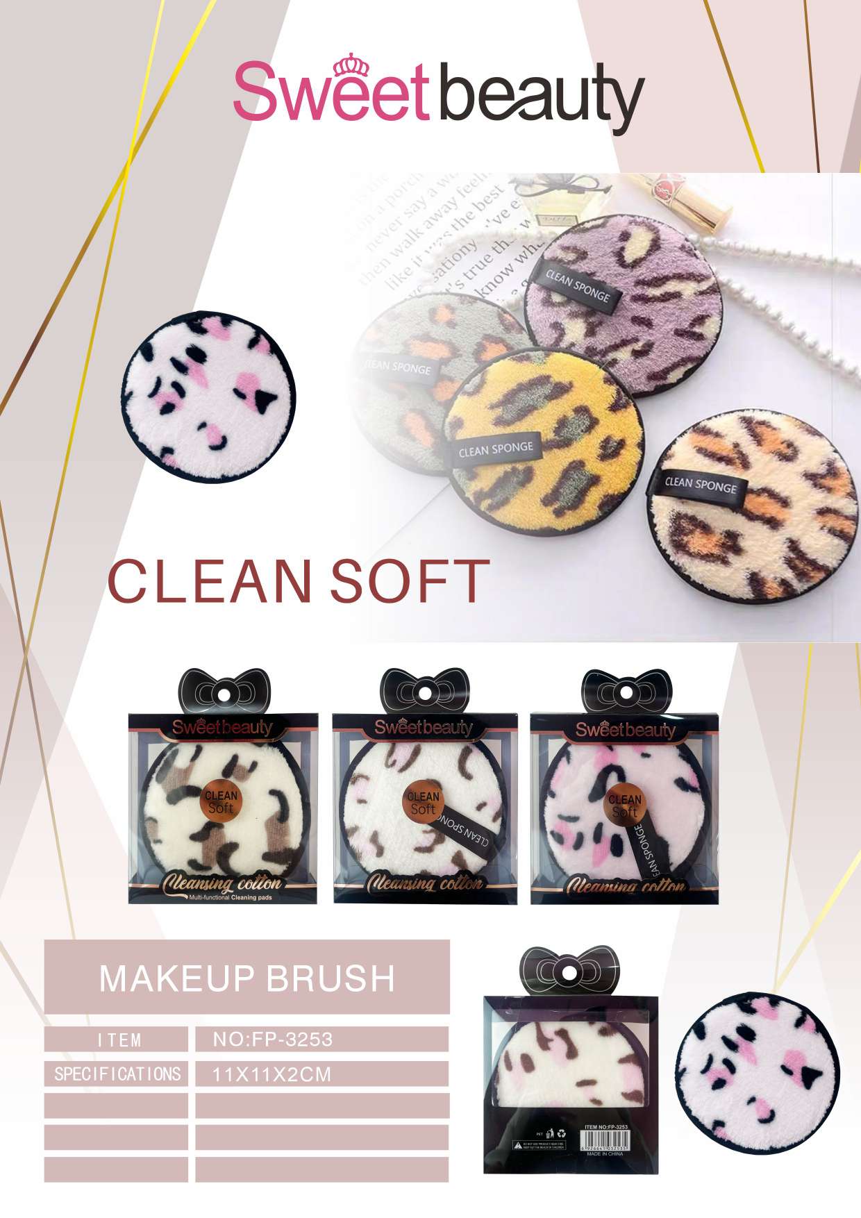 Face Wash Makeup Remover Special Face Puff Soft Skin details Picture