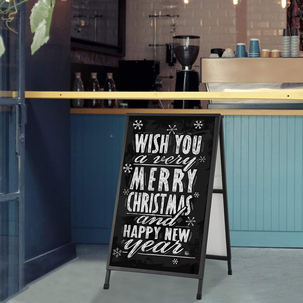 A- Frame Sidewalks Poster stand A字板双面型海报架kt展架详情6