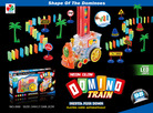 多米诺骨牌小火车儿童益智玩具自动投牌电动玩具儿童节礼物玩具