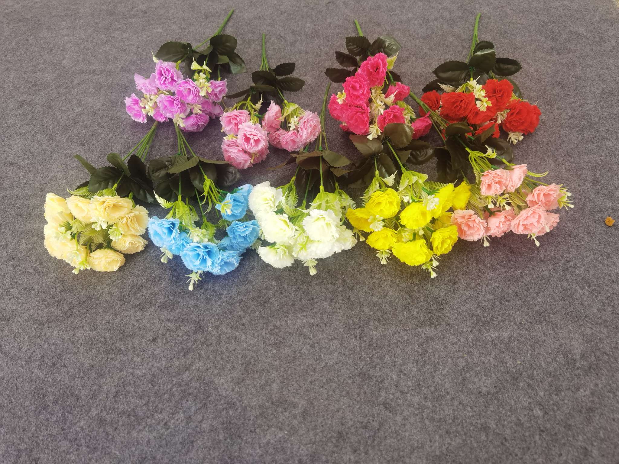仿真花清明花假花pu仿真花国潮