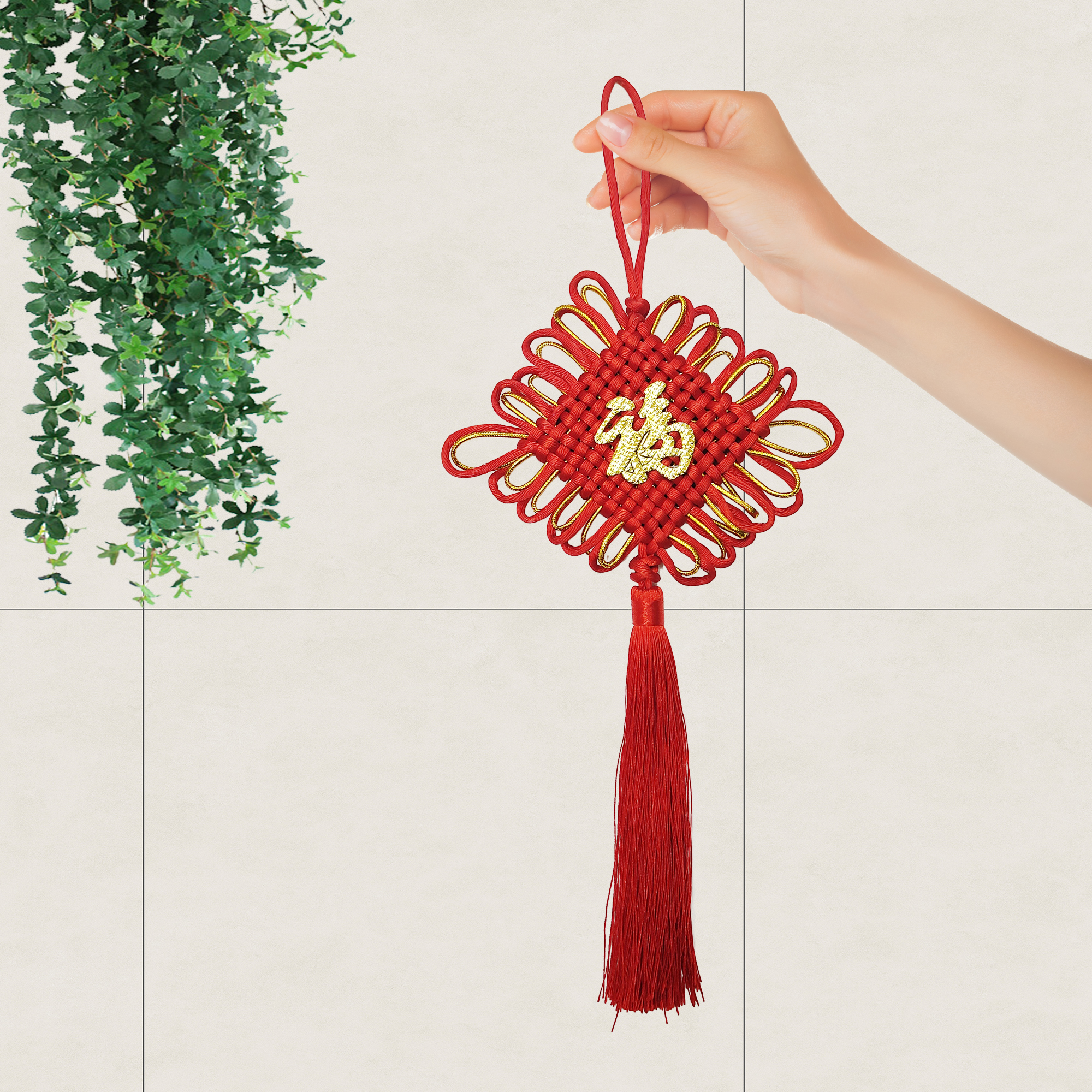 Chinese knots, gold thread Chinese knots, festive decorations, gold thread weaving, handcrafted folk and custom decorations, Hanfu props, set for shooting, national style and folk style, artistic craftsmanship, Chinese knots, 3# festival items, festive tassels pic 4