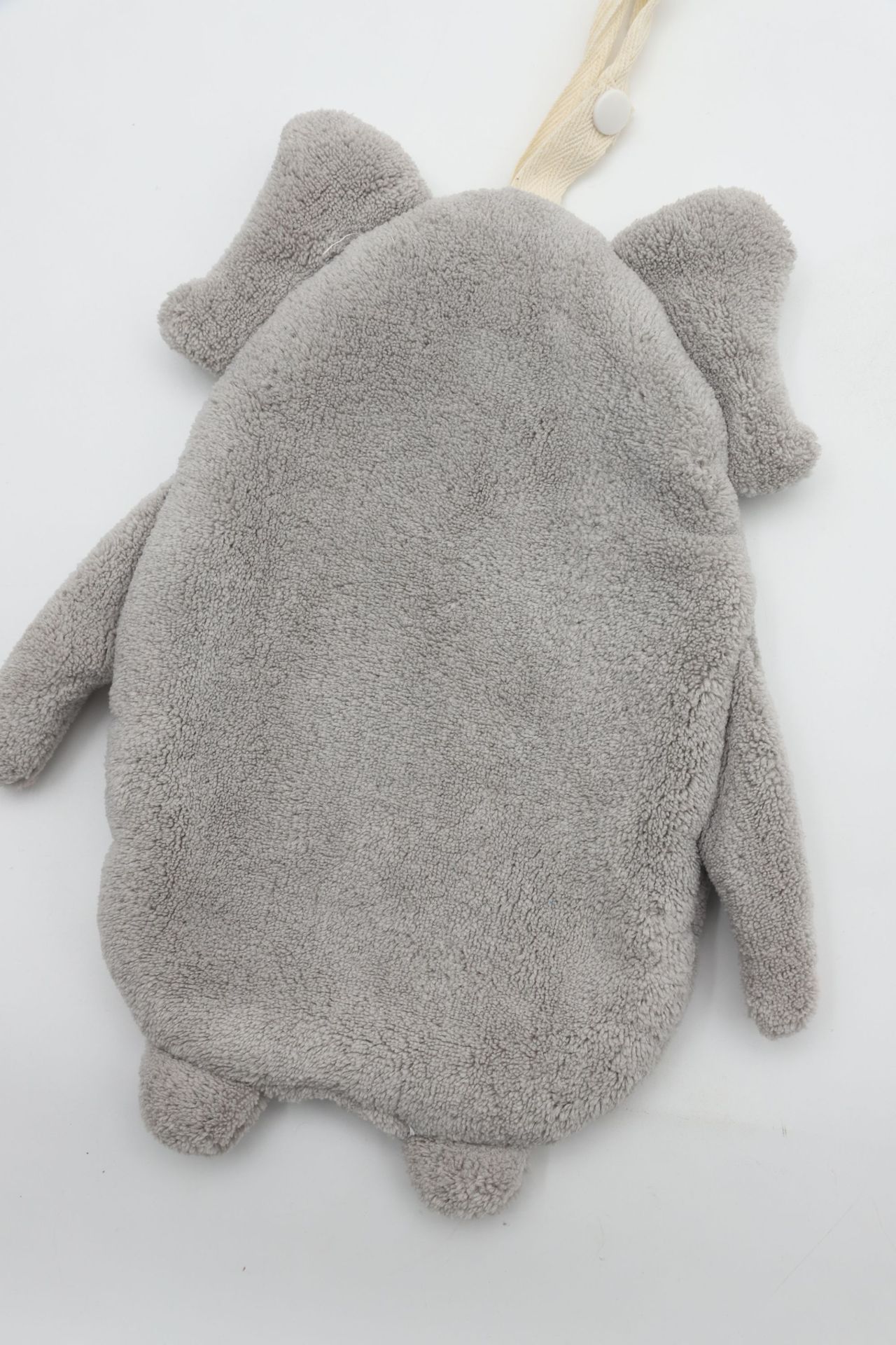 Coral fleece lindo engrosado elefante limpiar toalla de mano orden de la casa de recreo animal colgante niños limpiar toalla de mano orden pic 9