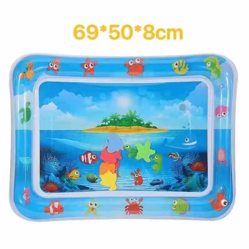 The new children's water pat pad, inflatable ocean seat pad, and parent-child interactive baby pat pad come in multiple styles and patterns. They can be mixed or packed separately. Each piece is packed in 180 cartons details Picture