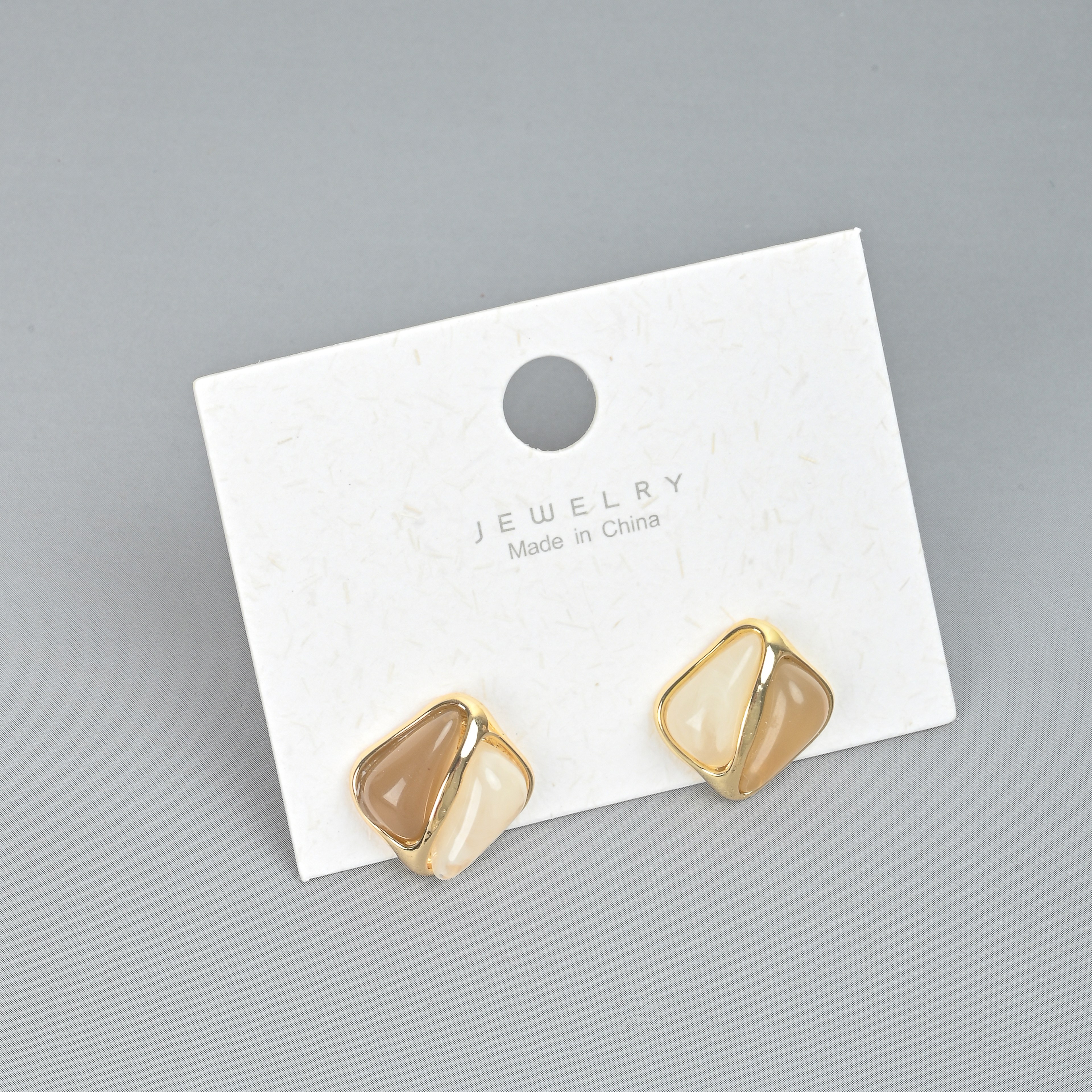 饰品/耳环/耳饰/米珠耳环/烧焊锆石耳环细节图