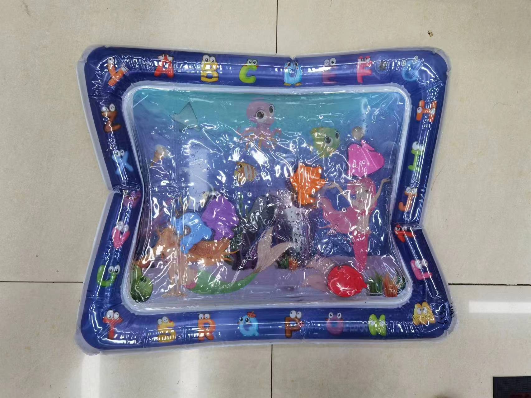 新款儿童拍水垫拍拍垫充气海洋坐垫亲子互动婴儿拍拍垫 有多个款式图案 可以混装也可以清装 一件180个 纸箱打包