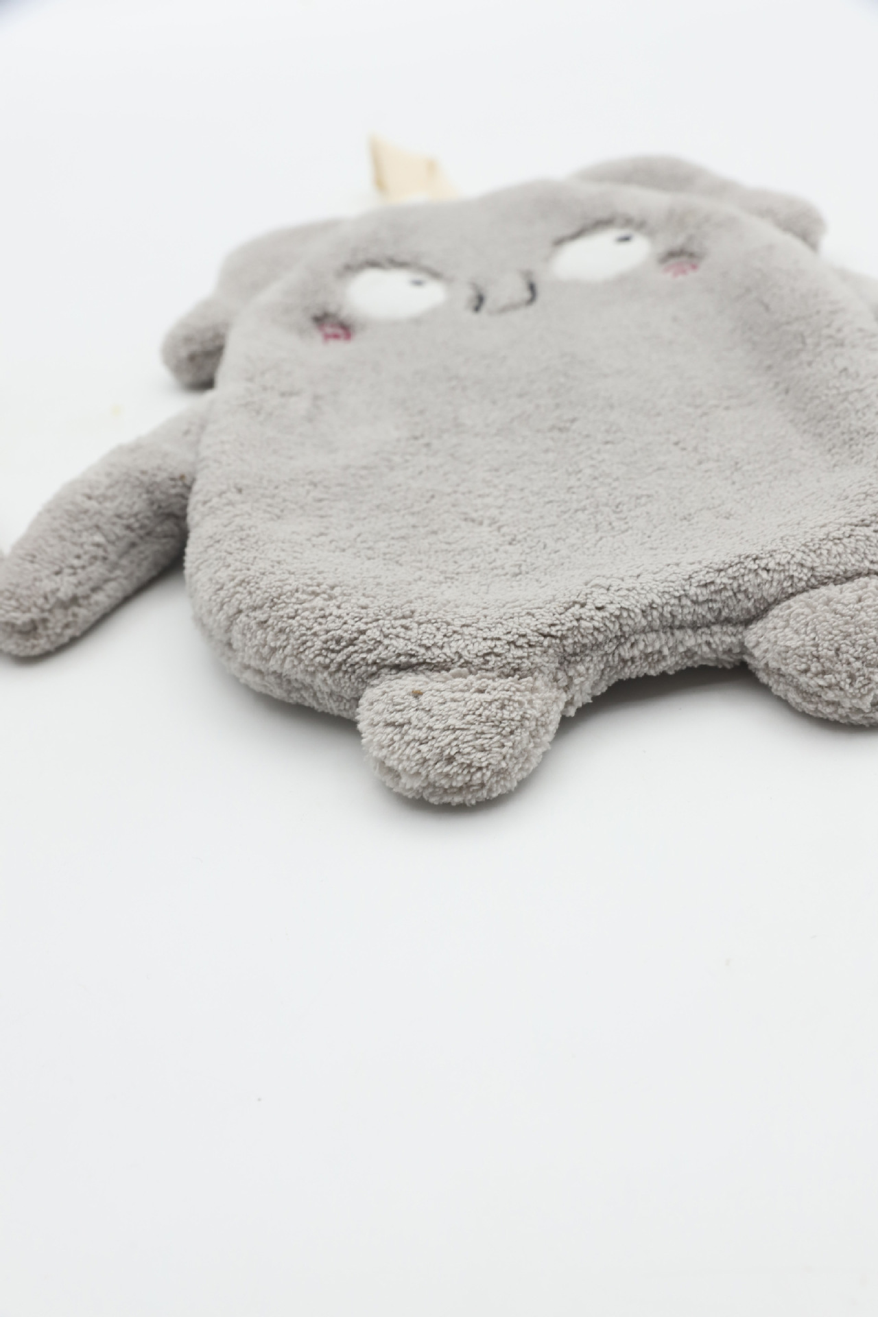 Coral fleece lindo engrosado elefante limpiar toalla de mano orden de la casa de recreo animal colgante niños limpiar toalla de mano orden pic 10