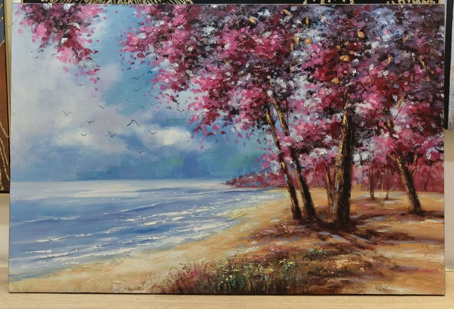 高品质布底油画纯人工手绘【可定制】油画详情图1