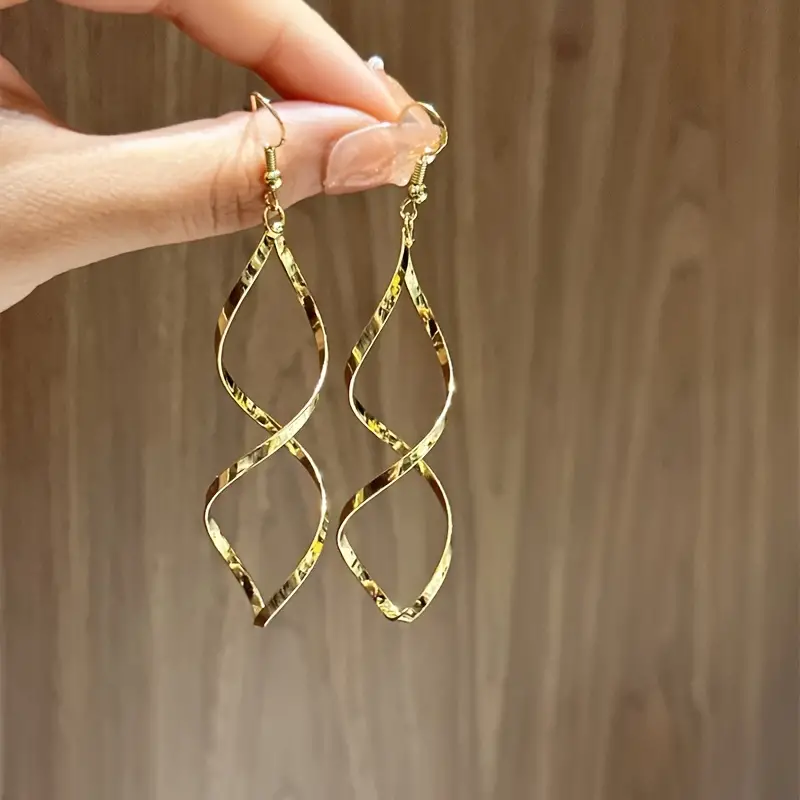 E2408 Simple Earrings High-Grade Temperament Stud Earrings Fashion Popular Cross-Border Domestic Sales Foreign Trade details Picture