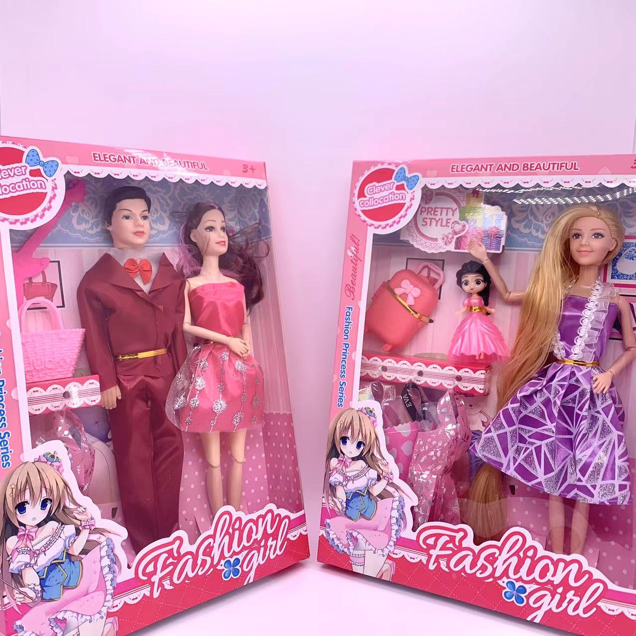 New foreign trade wholesale dolls play every house wine boys and girls toys Fashion princess series movable high fashion gift box female gift box girl's birthday gift thumbnail