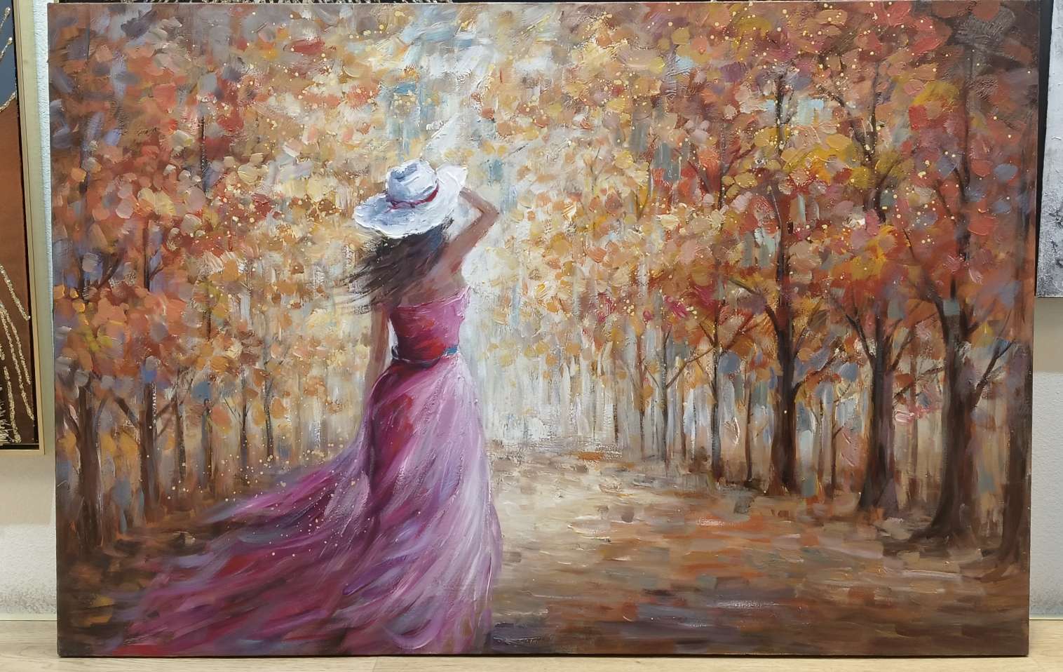 纯人工手绘油画布底【可定制】详情图1