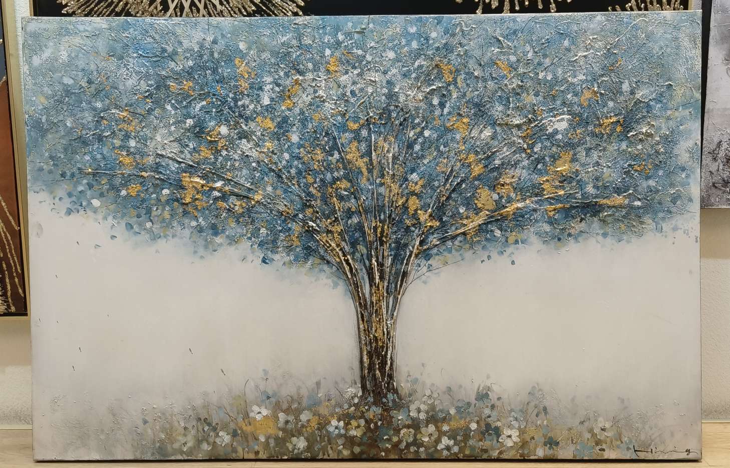 高品质布底油画【可定制】风景风格详情图1