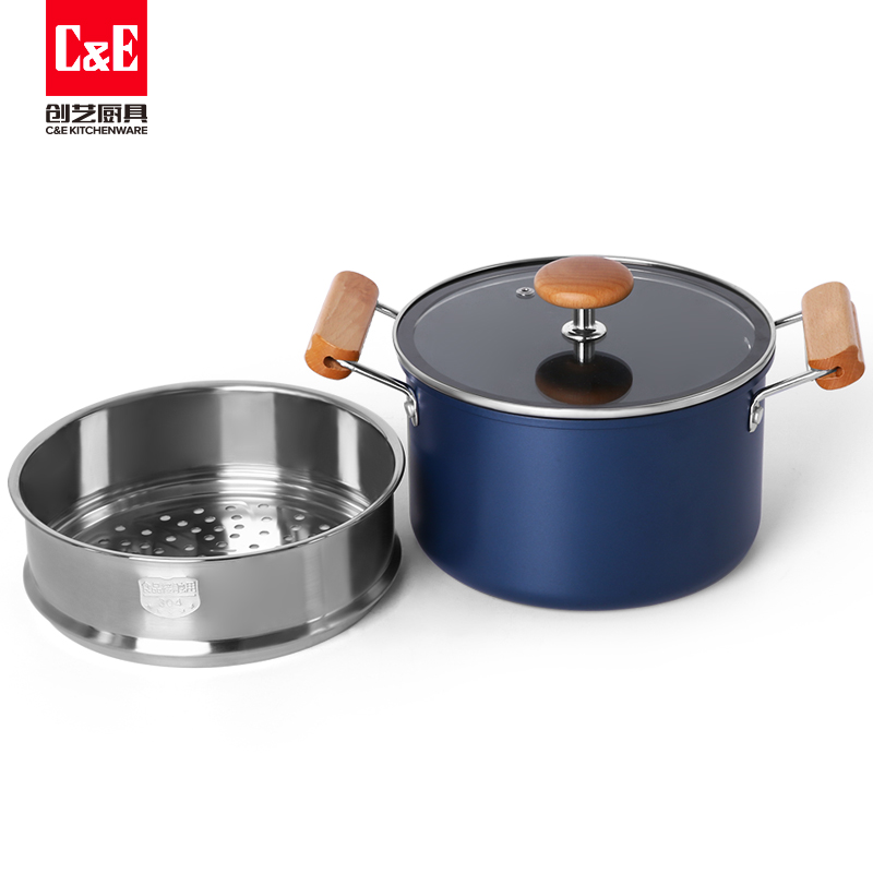 琺瑯鍋/鍋具/平底鍋/廚具/玻璃蓋鍋具產(chǎn)品圖