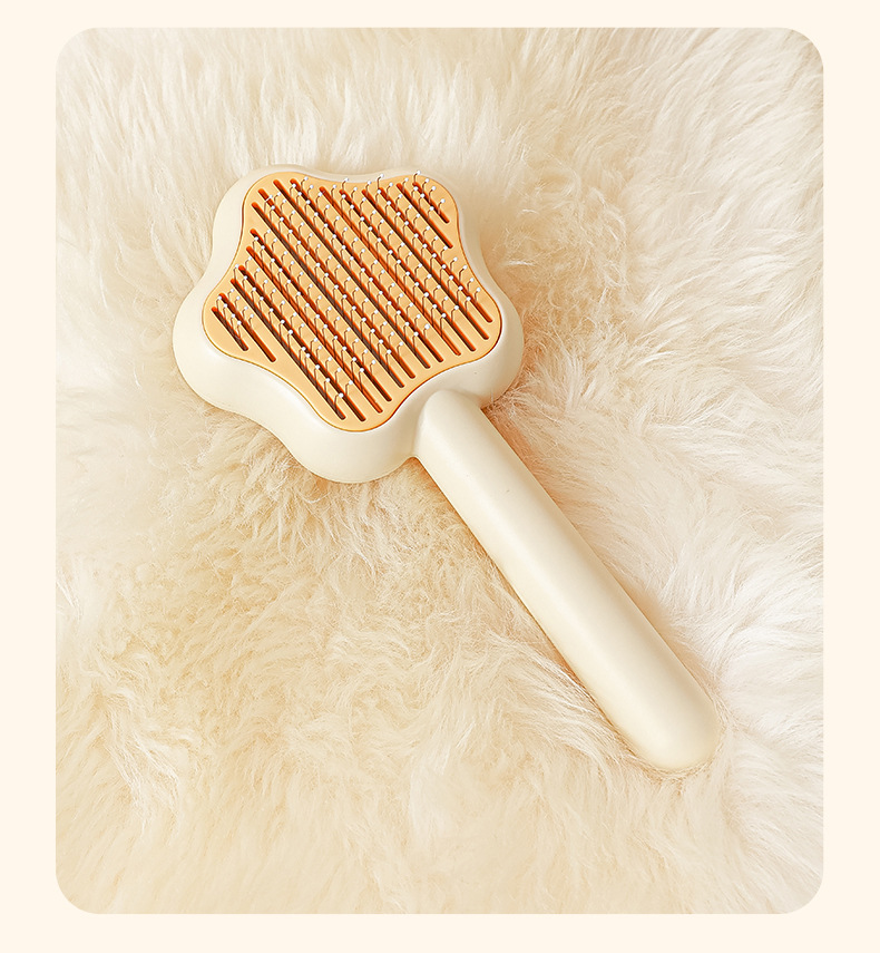 New Magic wand stainless steel needle pet comb, cat hair removal comb brush, dog one-click hair removal and cleaning comb, pet supplies pic 18