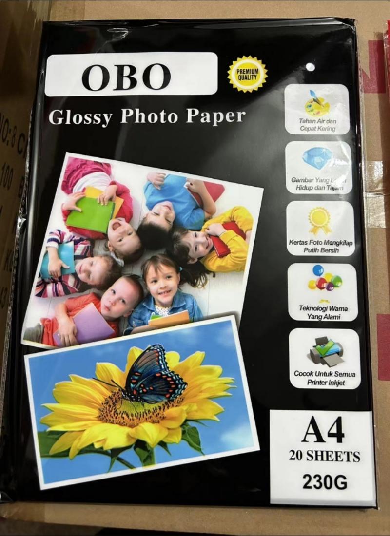 A4 photo paper High light inkjet photo paper Home photo printer 230g photo paper YL031-PH-230G