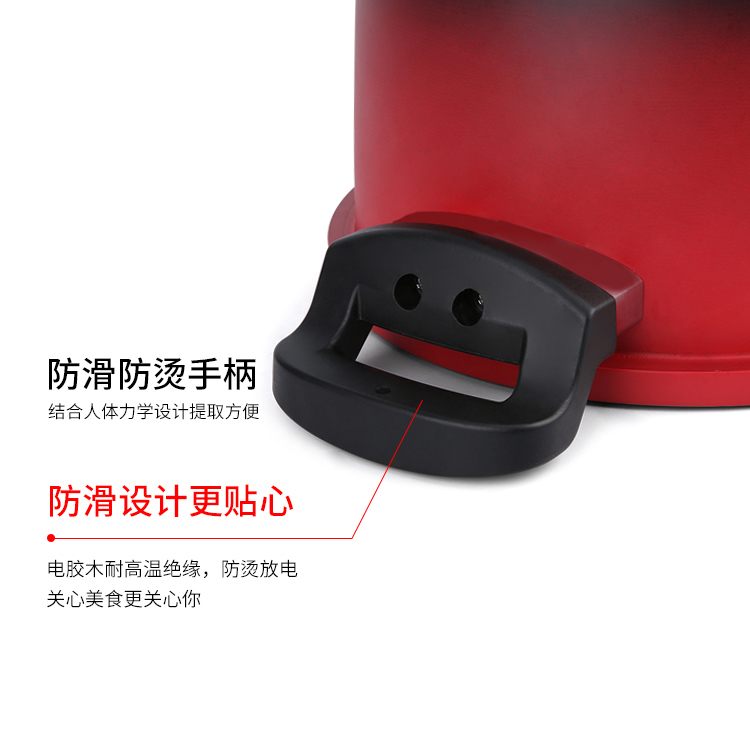 C&E Creative Kitchenware 6L large-capacity micro-pressure pot, upright pot lid, aluminum alloy multi-functional pot, high-temperature nano technology cookware, kitchenware, induction cooker, gas stove, open flame stove, universal for making soup, cooking rice, kitchen and household use pic 11