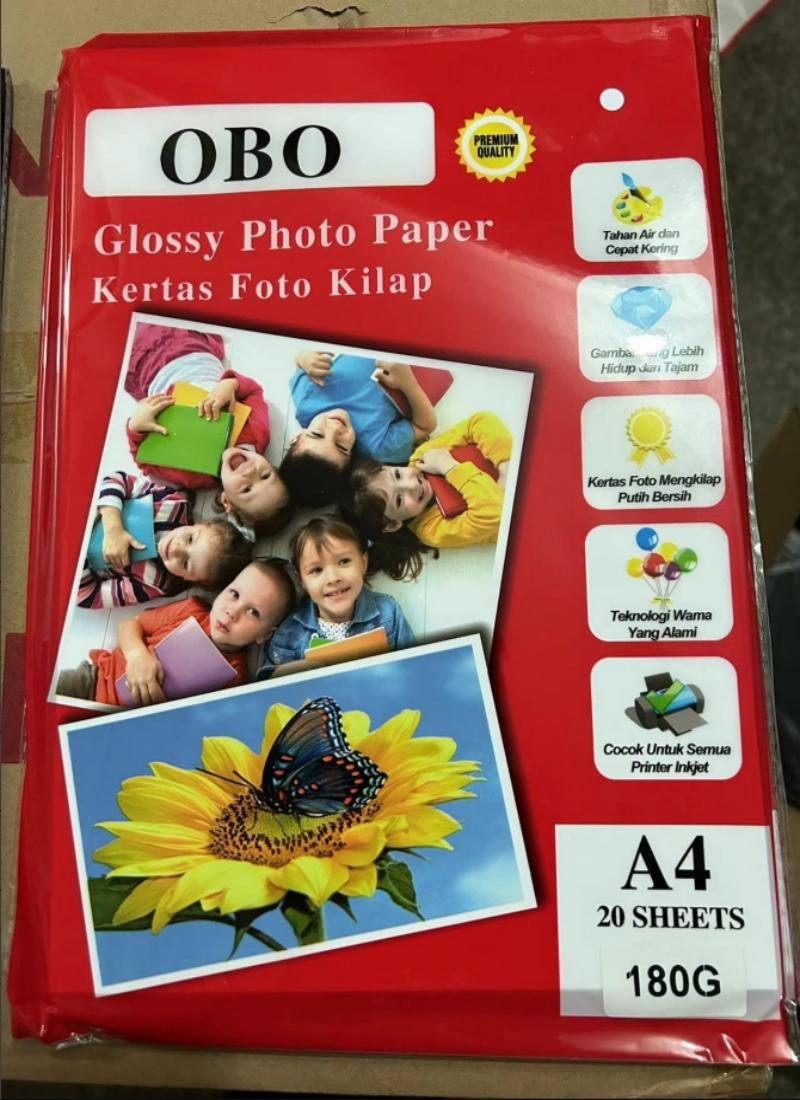 A4 photo paper High light inkjet photo paper Home photo printer 180g photo paper YL031-PH-180
