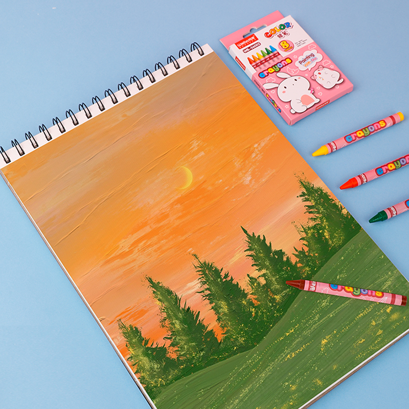 Weibo Stationery Mini Cartoon loose-leaf thickened coil Notebook, cute student notebook, portable office Notepad Application Scenario