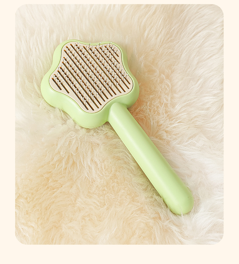New Magic wand stainless steel needle pet comb, cat hair removal comb brush, dog one-click hair removal and cleaning comb, pet supplies pic 19