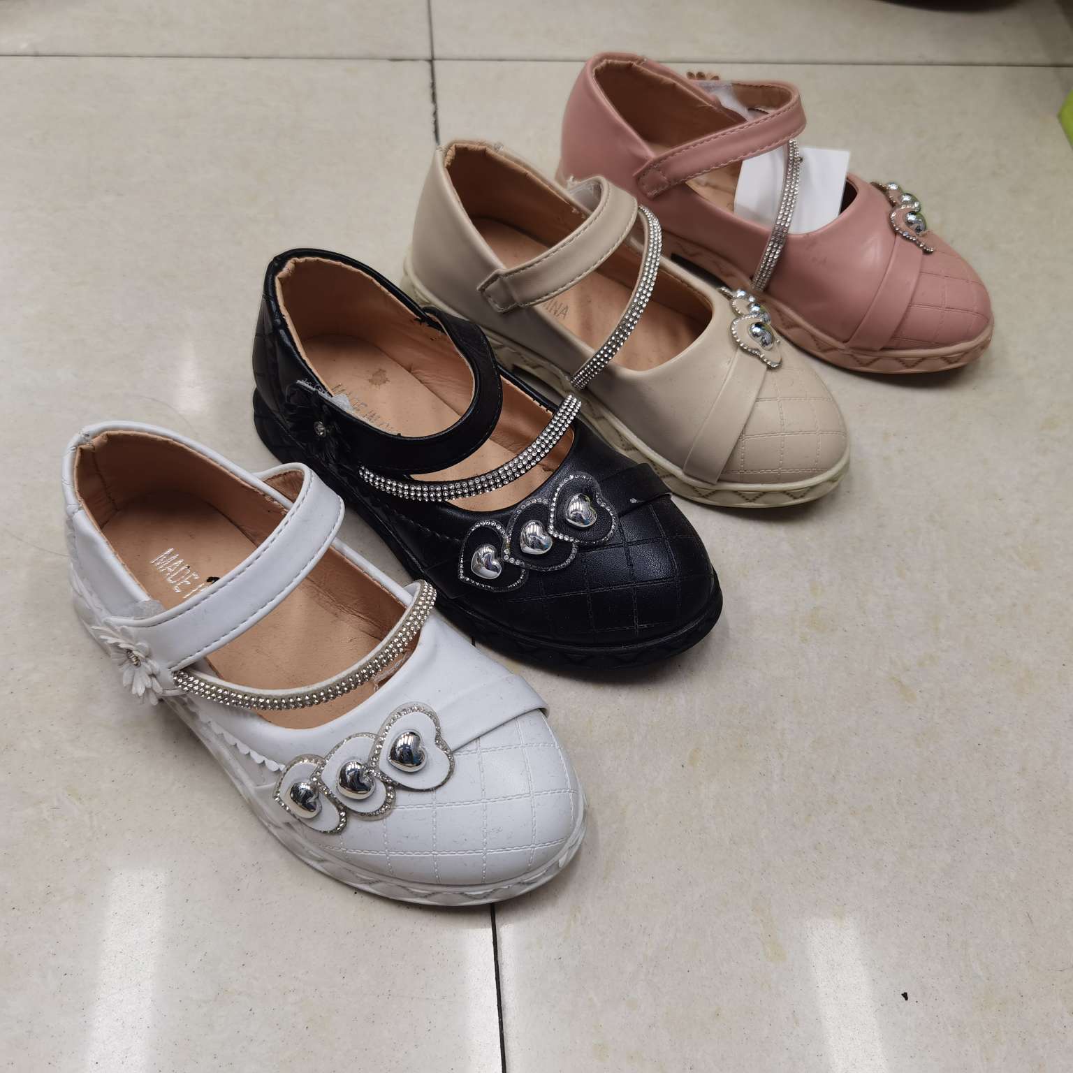 Children's Shoes Girls Single Shoes Square