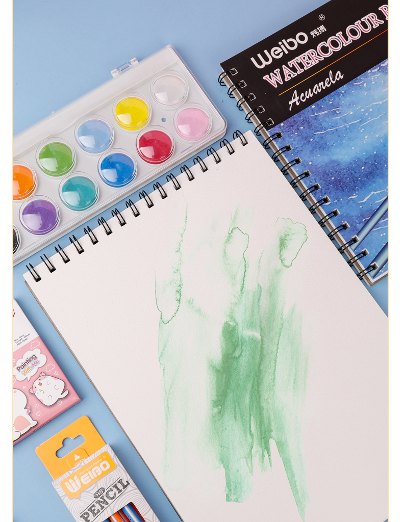 Weibo Stationery Mini Cartoon loose-leaf thickened coil Notebook, cute student notebook, portable office Notepad pic 10