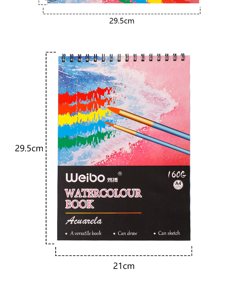 Weibo Stationery Mini Cartoon loose-leaf thickened coil Notebook, cute student notebook, portable office Notepad pic 3