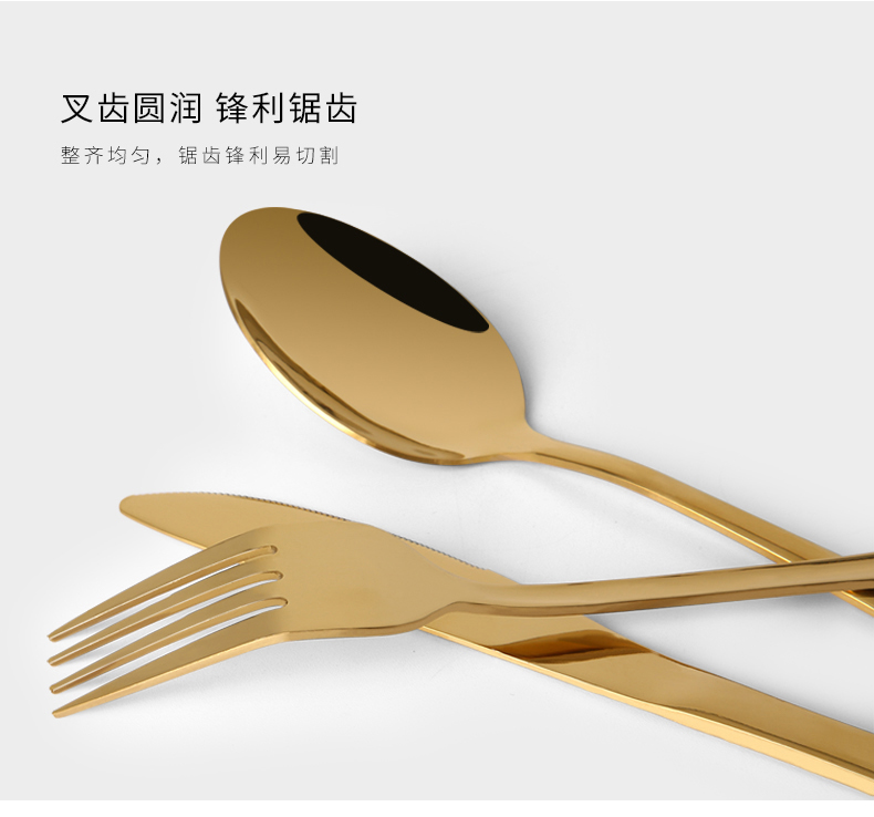 C&E Creative Knife, fork, Spoon, Food tongs, bottle Opener 20-piece Set with storage box, light luxury and simple tableware, portable stainless steel tableware for outdoor travel, home, hotel and restaurant pic 14