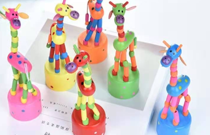 创意木质猴子摆件小挂件木质木偶家居装饰工艺品儿童房间装饰玩偶细节图