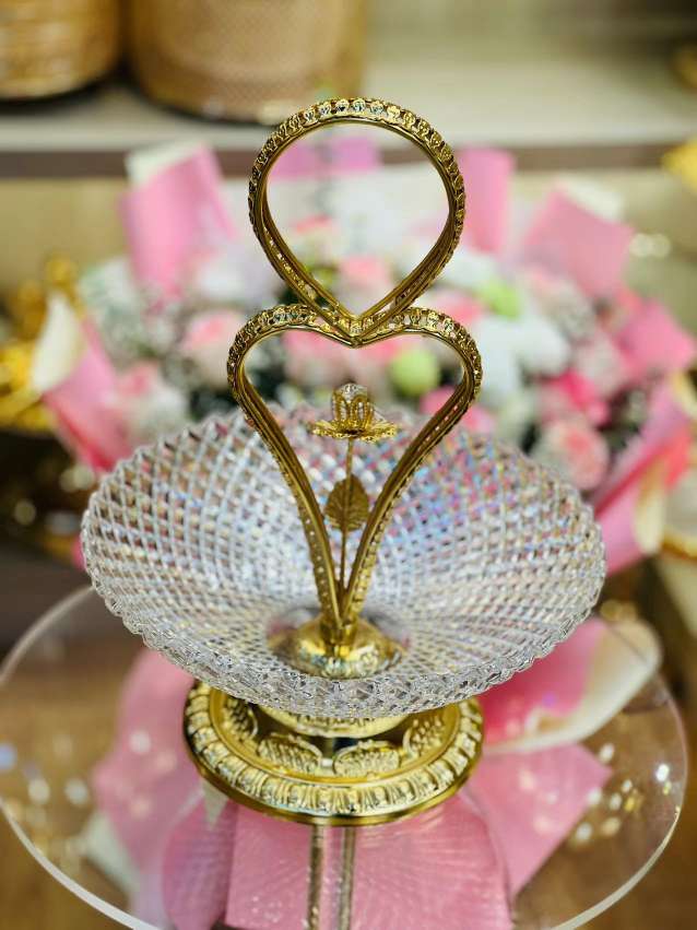 轻奢高端家用金属果盘