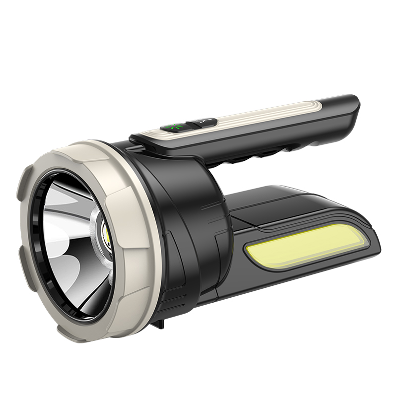 High-intensity portable searchlight, long-range flashlight, outdoor waterproof fishing light, USB charging camping light, long-lasting searchlight, 22024 flashlight, household emergency light, multi-functional waterproof searchlight Item Picture