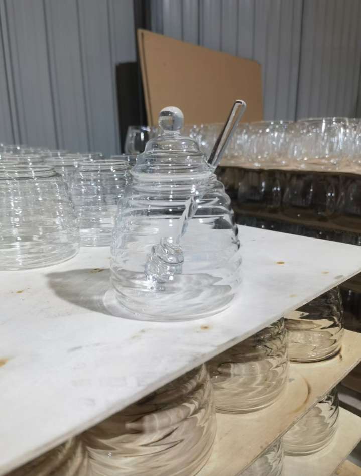 蜜蜂罐收纳罐蜂蜜罐高硼硅收纳罐细节图
