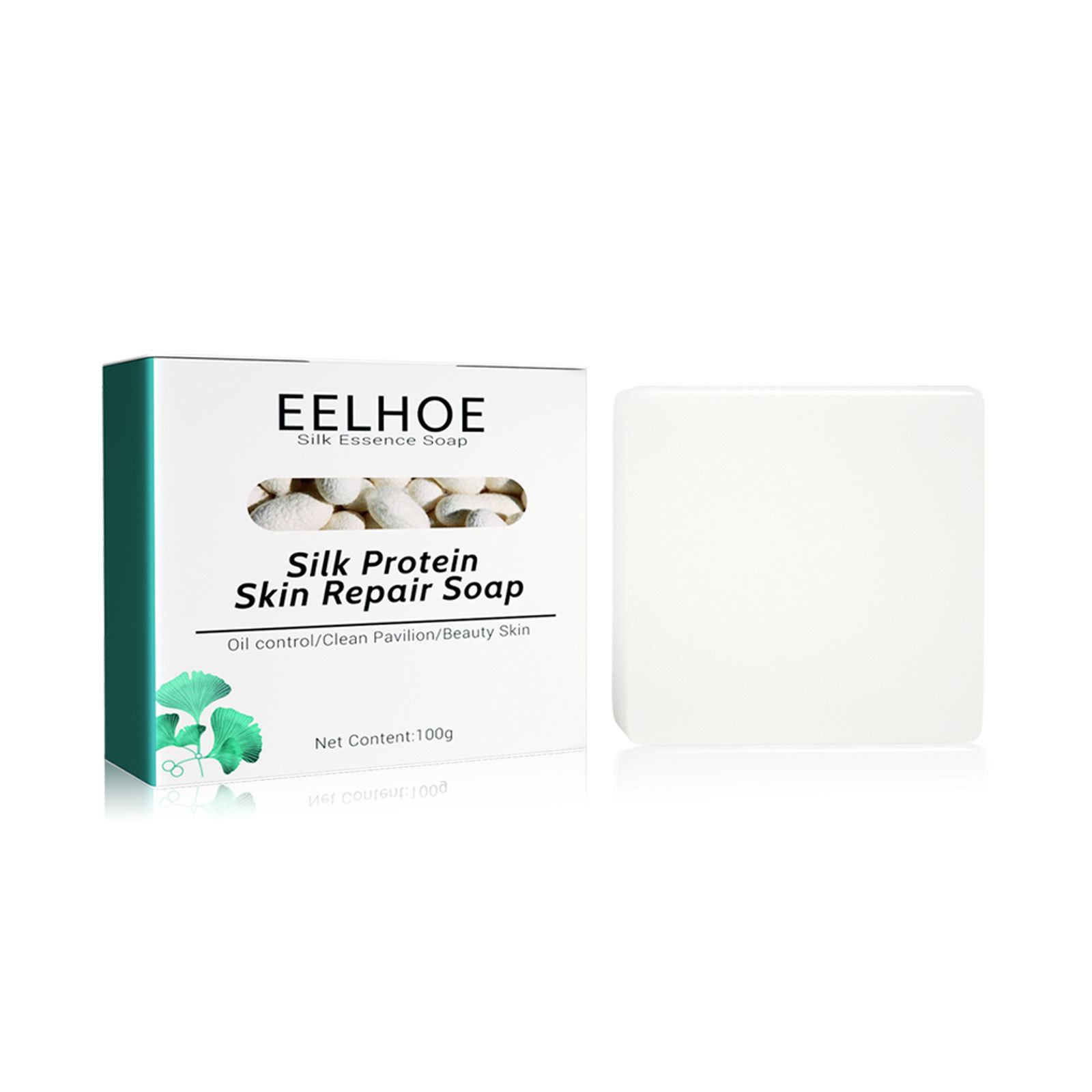 EELHOE蚕丝羊奶手工皂 深层清洁修护肌肤滋润嫩肤蚕丝羊奶洁面皂YL075-mmz89yx01-方形款